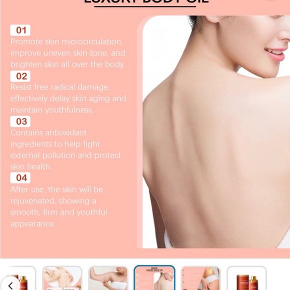 Magic Luxury Body Oil - Red - Picture 3 of 11